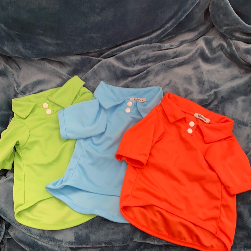 Lot of dog shirts